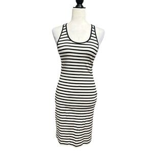 MARC CAIN Sports Ribbed Stripes Sleeveless Dress